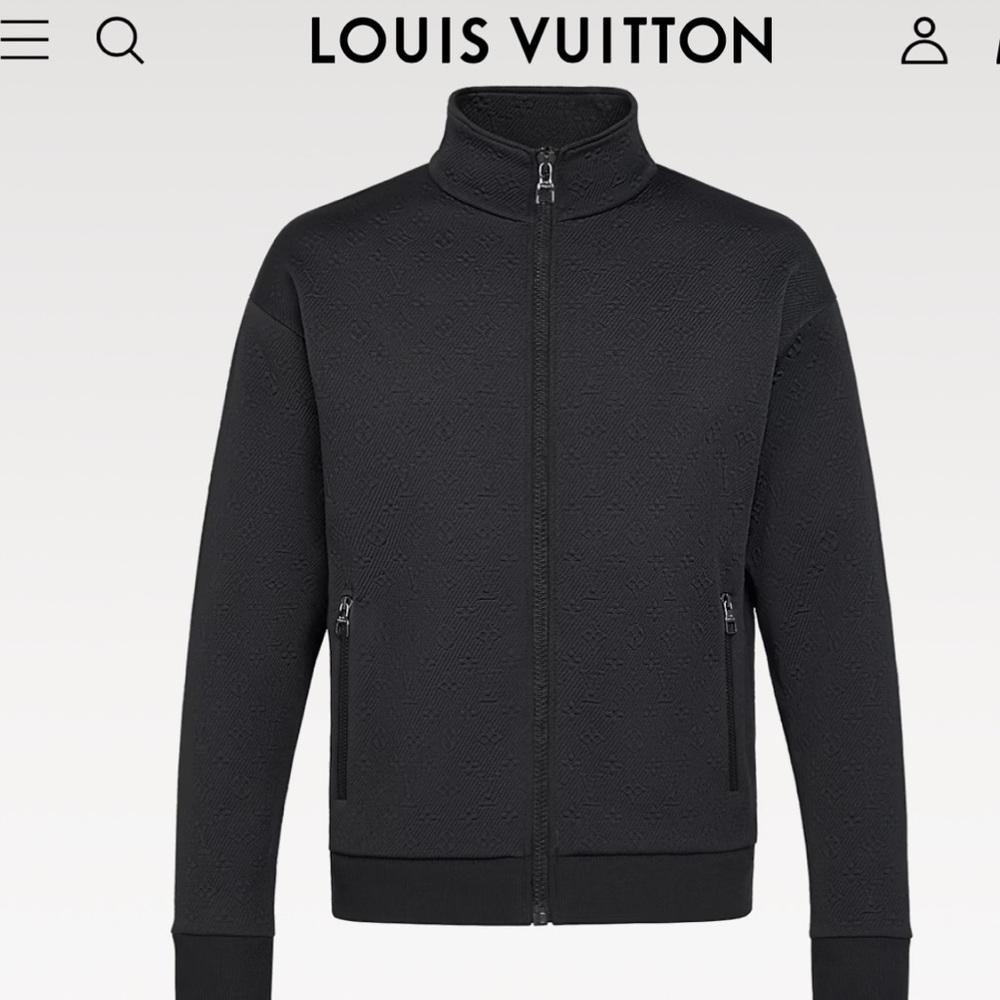 Louis Vuitton Textured Black Jacket